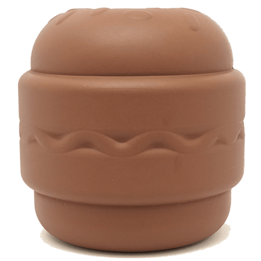 Durable Hamburger Chew Toy and Treat Dispenser for Dogs-0